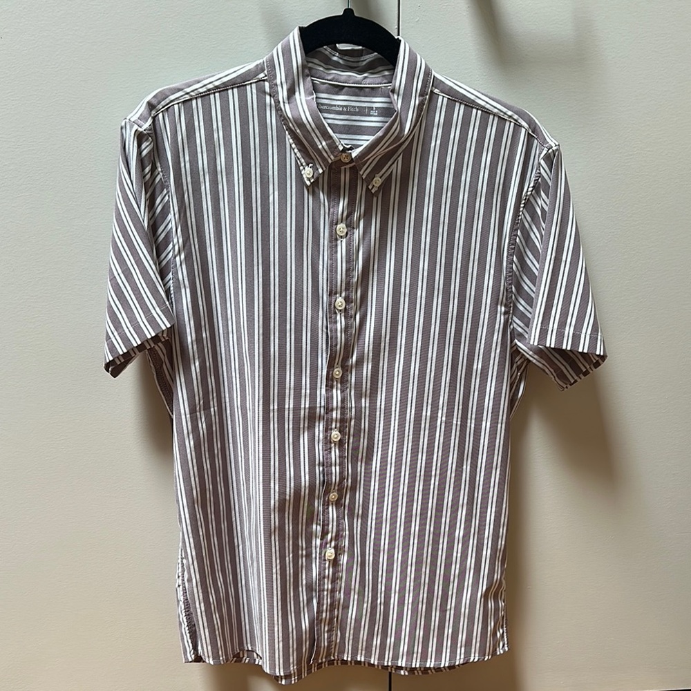 Abercrombie & Fitch Striped Button-Up Shirt